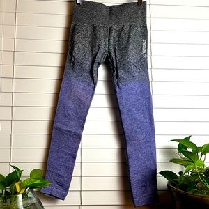 Gymshark grey and purple ombré